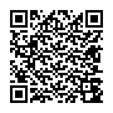 Kode QR untuk nomor Telepon +12607042896