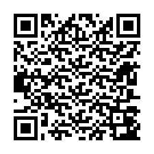 Kod QR dla numeru telefonu +12607043055