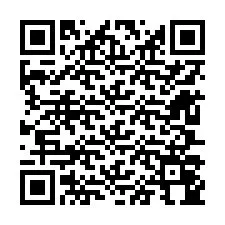 Codice QR per il numero di telefono +12607044665