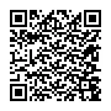 QR-koodi puhelinnumerolle +12607045171