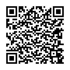 Kod QR dla numeru telefonu +12607045258