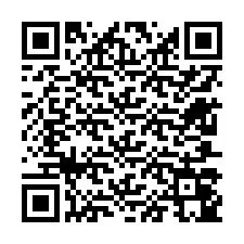 Kod QR dla numeru telefonu +12607045489