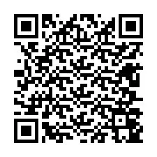 Kod QR dla numeru telefonu +12607045672