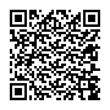 QR Code สำหรับหมายเลขโทรศัพท์ +12607046208