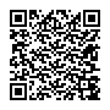 QR-код для номера телефона +12607047035