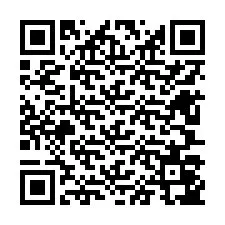 QR-code voor telefoonnummer +12607047522