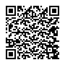 QR kód a telefonszámhoz +12607047622