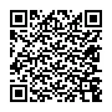 Código QR para número de telefone +12607048169