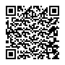 Código QR para número de teléfono +12607054701