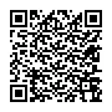 QR-koodi puhelinnumerolle +12607064919