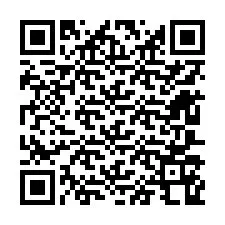 Código QR para número de teléfono +12607168355