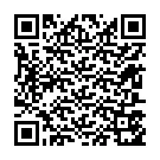 Codice QR per il numero di telefono +12607551051