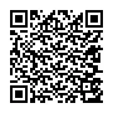 Codice QR per il numero di telefono +12607553338