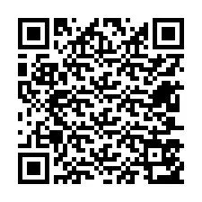 Kode QR untuk nomor Telepon +12607553497