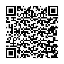 Kode QR untuk nomor Telepon +12607556006