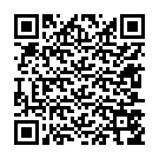 Kode QR untuk nomor Telepon +12607556494