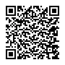 QR-код для номера телефона +12607556958