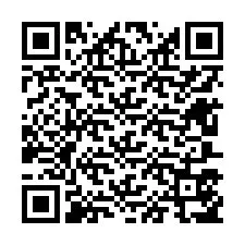 QR код за телефонен номер +12607557042