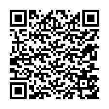Kode QR untuk nomor Telepon +12607557581