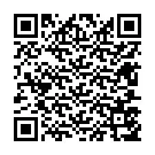 QR-Code für Telefonnummer +12607557582