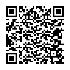 Código QR para número de teléfono +12607557773