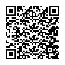 Código QR para número de telefone +12607557775