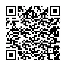 Codice QR per il numero di telefono +12607558069