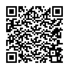 QR kód a telefonszámhoz +12607860519