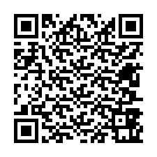 Kode QR untuk nomor Telepon +12607861873