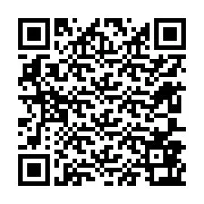 QR Code สำหรับหมายเลขโทรศัพท์ +12607863701