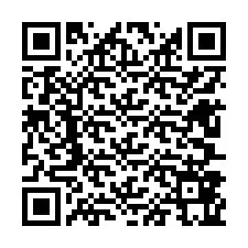 Kode QR untuk nomor Telepon +12607865632