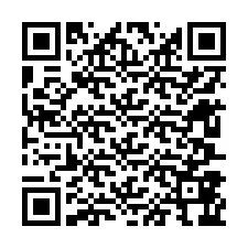 Código QR para número de teléfono +12607866170