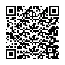 QR-Code für Telefonnummer +12607867375