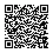 Codice QR per il numero di telefono +12607869848