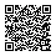 Código QR para número de teléfono +12607920355