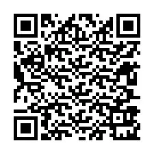 QR-Code für Telefonnummer +12607921160