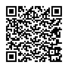 QR Code pour le numéro de téléphone +12607921812