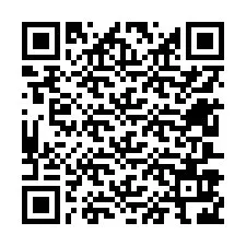 Codice QR per il numero di telefono +12607926553