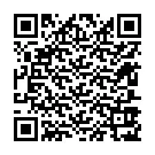 Código QR para número de teléfono +12607927841