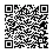 QR-код для номера телефона +12607928623