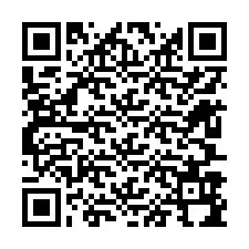 Código QR para número de teléfono +12607994521