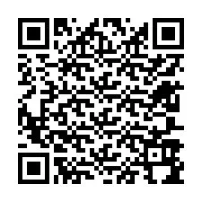 Código QR para número de teléfono +12607994909