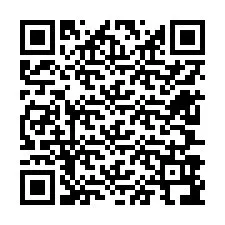 QR-code voor telefoonnummer +12607996229