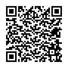 Código QR para número de teléfono +12608565587