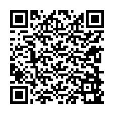 Código QR para número de teléfono +12608941324