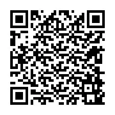 QR-koodi puhelinnumerolle +12608941591