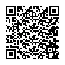 QR-code voor telefoonnummer +12608942706