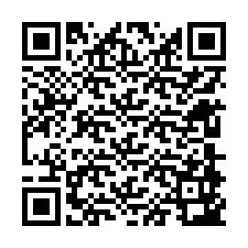 Código QR para número de teléfono +12608943144