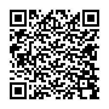 Código QR para número de telefone +12609098376