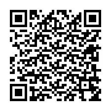 QR-koodi puhelinnumerolle +12609254858